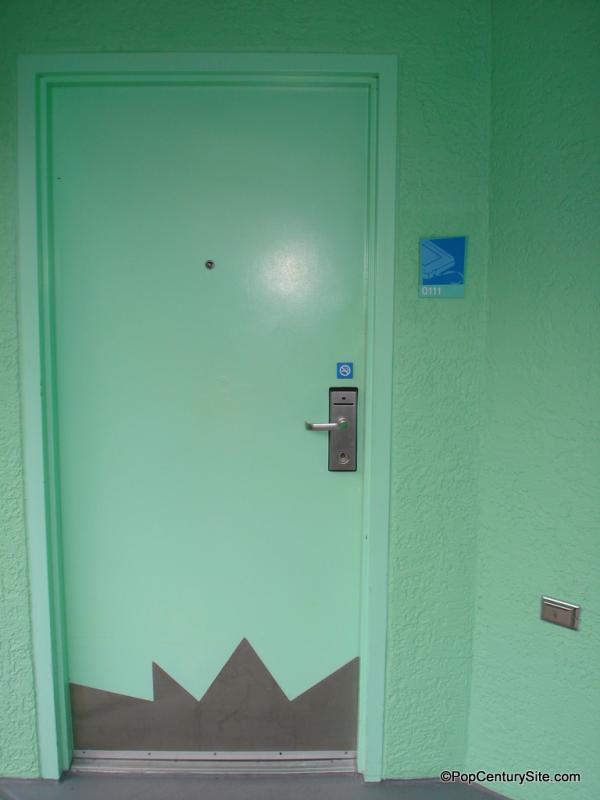 70s Building Door